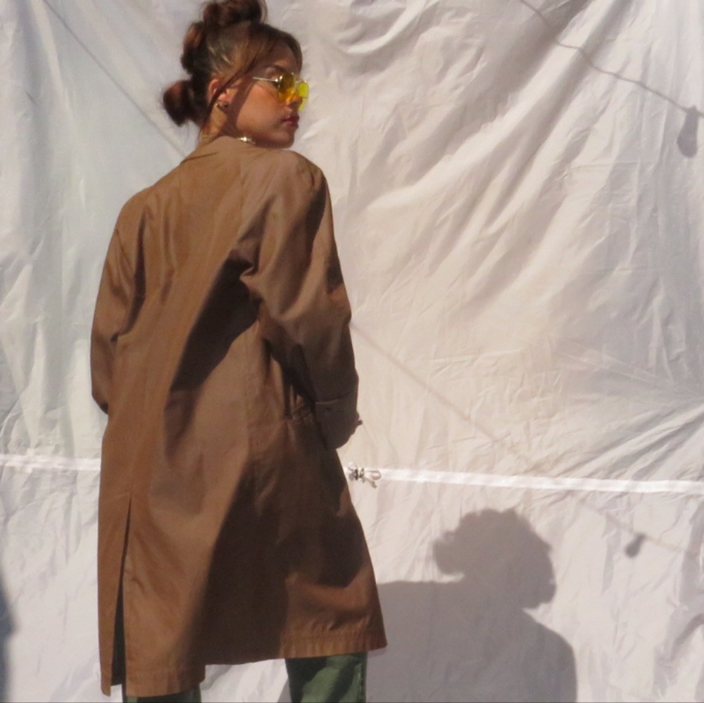 VINTAGE IRIDESCENT SWING COAT - Picture 4 of 7